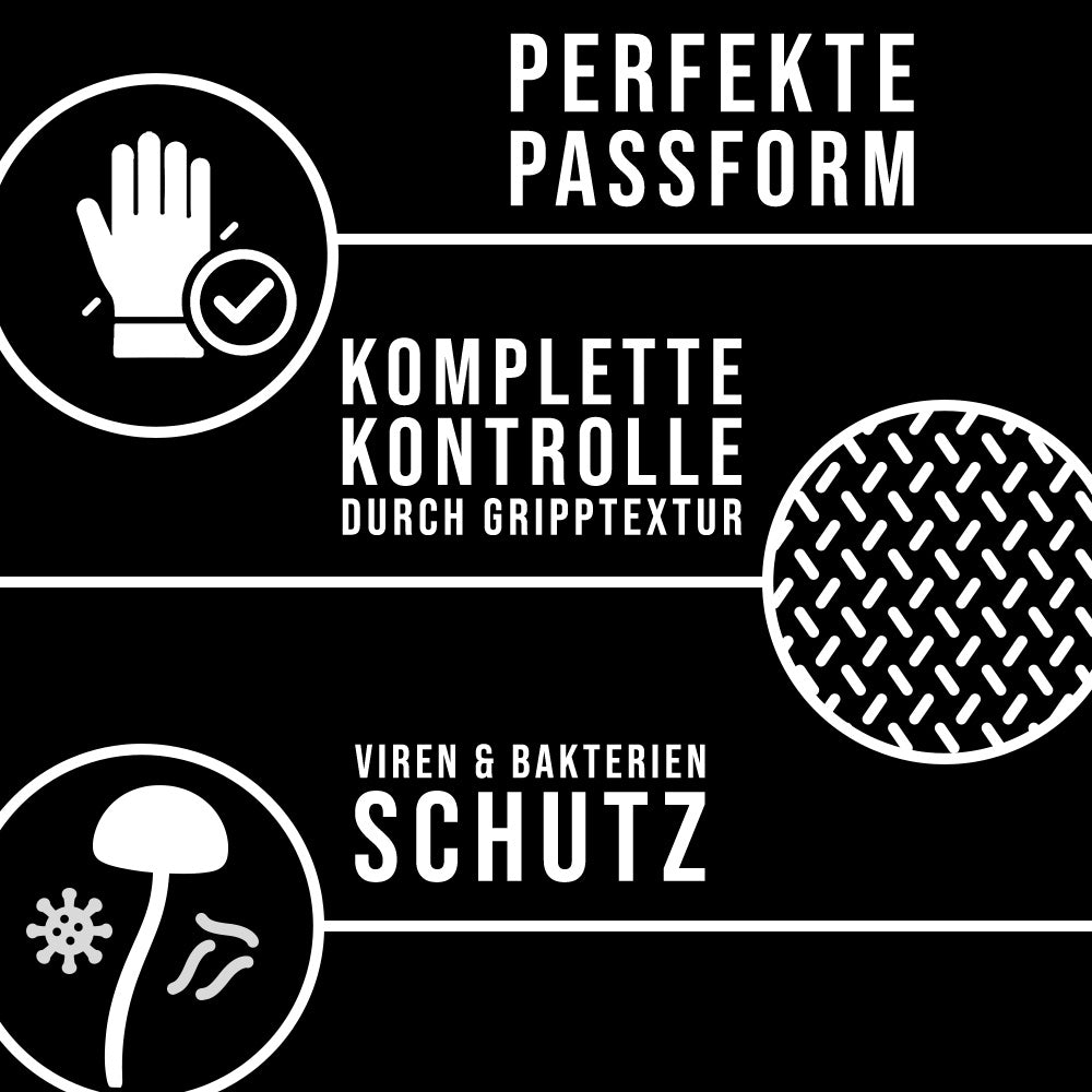 Anthrazit Premium Nitrilhandschuhe – Style Graphite 🩶 | XS–XL | 100 Stück | Puderfrei & Latexfrei