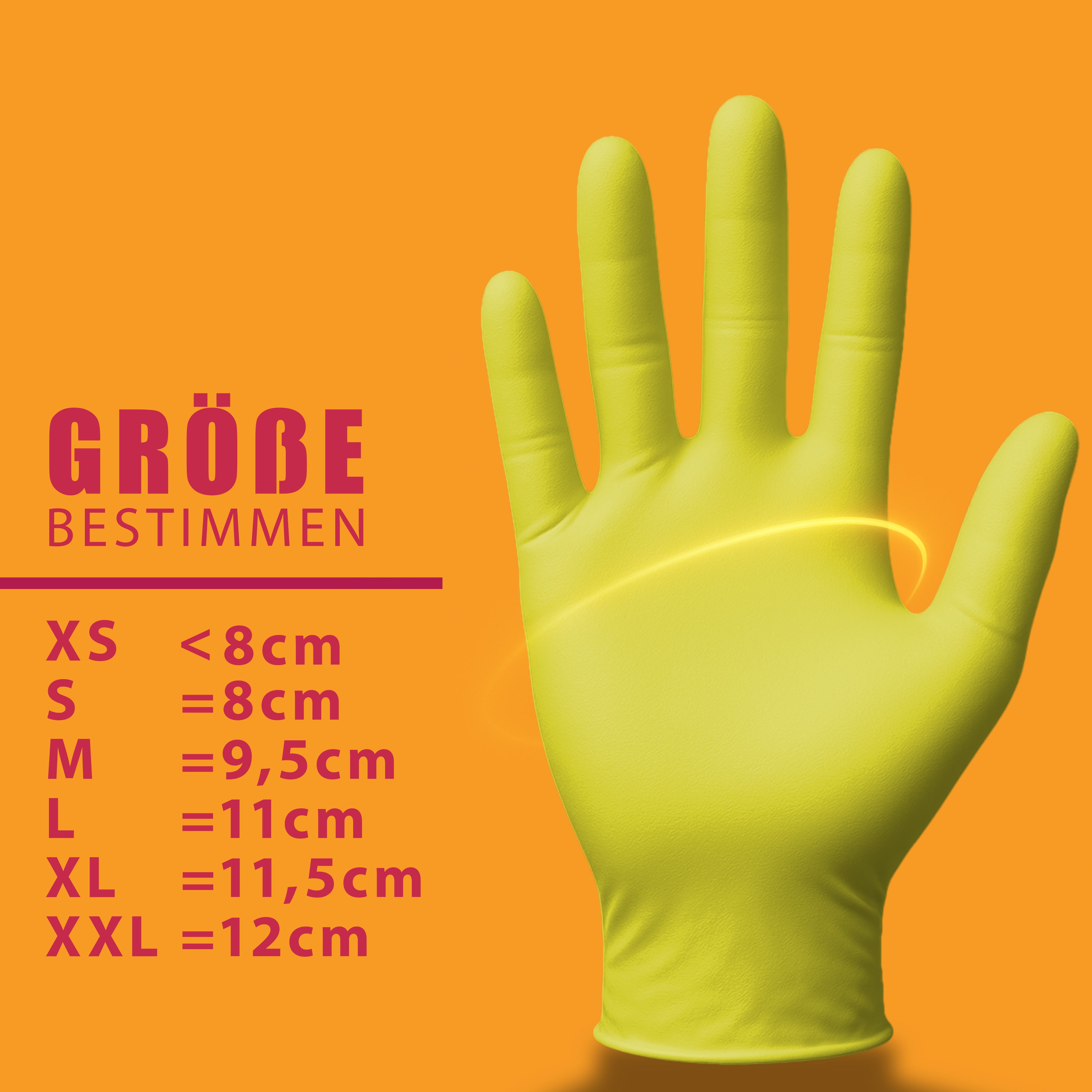 Bunte Premium Nitrilhandschuhe – Style Tutti Frutti 💐 | XS–XL | 96 Stück | Puderfrei & Latexfrei