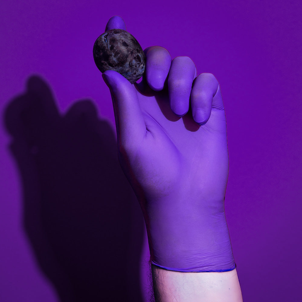 Dunkellila Premium Nitrilhandschuhe – Style Prune 🍇 | XS–XL | 100 Stück | Puderfrei & Latexfrei