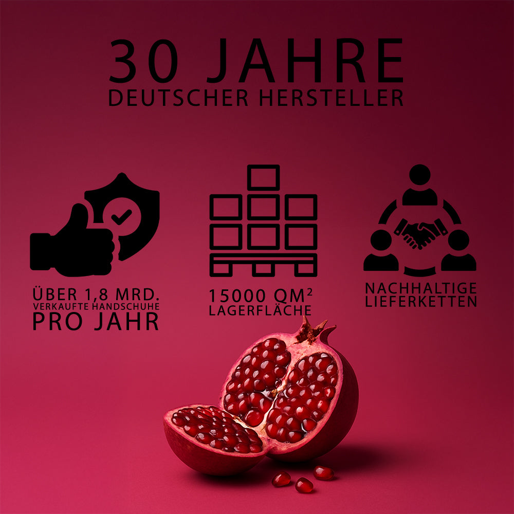 Magenta-Pink Premium Nitrilhandschuhe – Style Grenadine 🩷 | XS–XL | 100 Stück | Puderfrei & Latexfrei