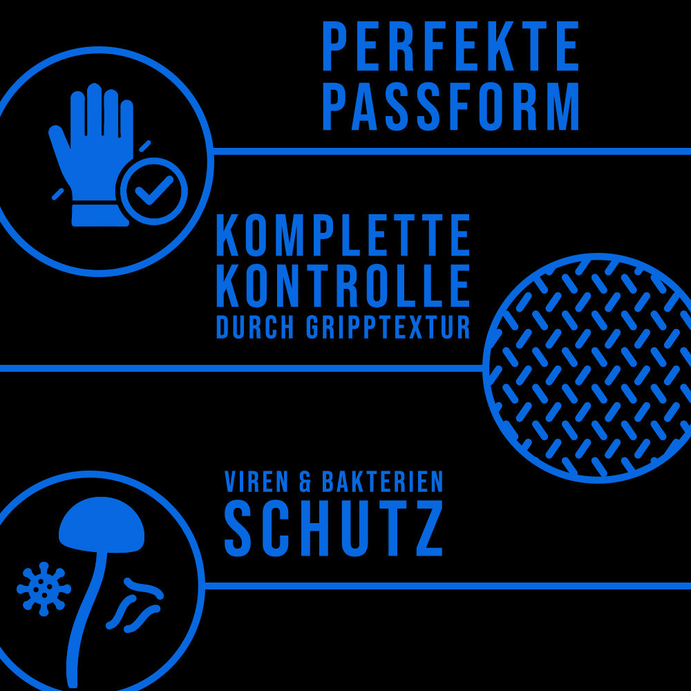 Dunkelblaue Premium Nitrilhandschuhe – Style Blueberry 🫐 | XS–XL | 100 Stück | Puderfrei & Latexfrei