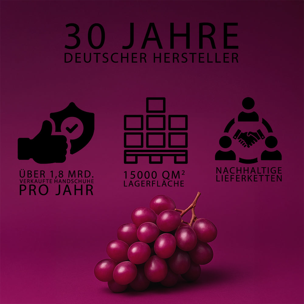 Bordeaux Rot Premium Nitrilhandschuhe – Style Grape 🍇 | XS-XL | 100 Stück | Puderfrei & Latexfrei