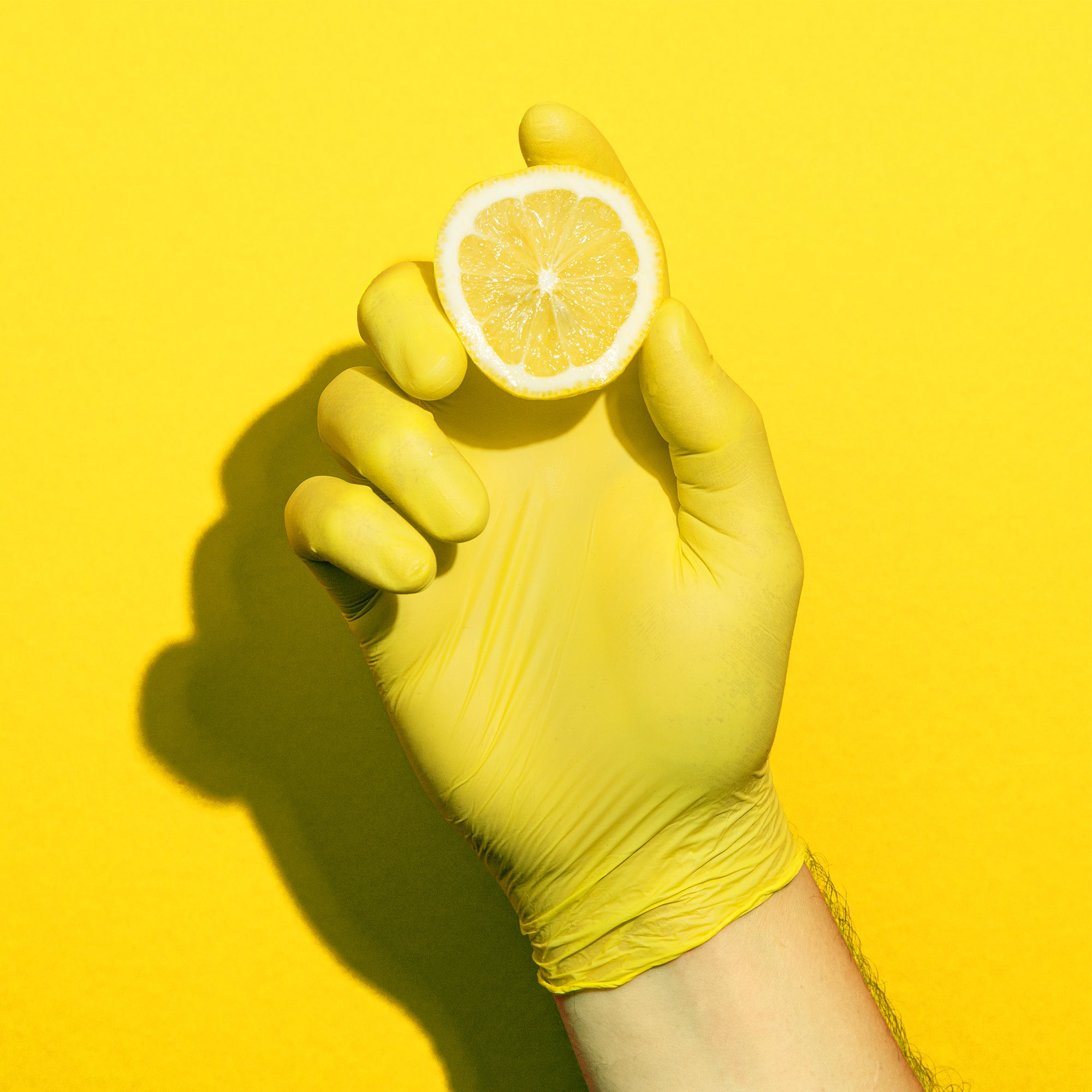 Gelbe Premium Nitrilhandschuhe – Style Lemon 🍋 | XS-XL | 100 Stück | Puderfrei & Latexfrei