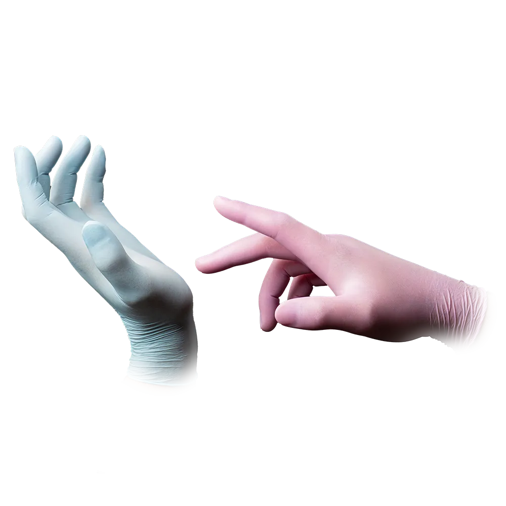 Peppermint Rosie Einmalhandschuhe | XS–XL | 60 Stück | Puderfrei & Latexfrei
