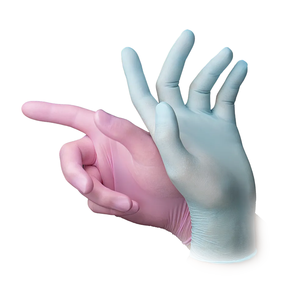 Peppermint Rosie Einmalhandschuhe | XS–XL | 60 Stück | Puderfrei & Latexfrei