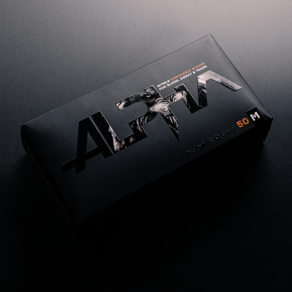 ALPHA EXTREME GRIP | S–XXL | 50 Stück | Massiver Grip