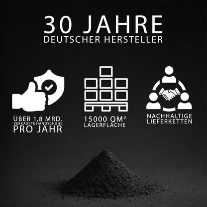 Anthrazit Premium Nitrilhandschuhe – Style Graphite 🩶 | XS–XL | 100 Stück | Puderfrei &amp; Latexfrei