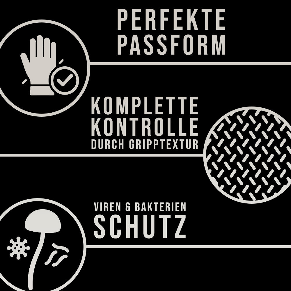 Silbergraue Premium Nitrilhandschuhe – Style Platinum 🩶 | XS–XL | 100 Stück | Puderfrei &amp; Latexfrei