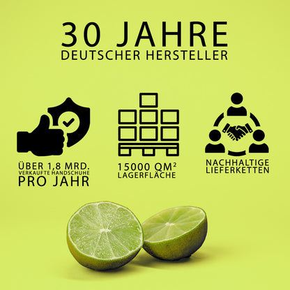 Cedro Premium Nitrilhandschuhe – Style Cedro 🍋‍🟩 | XS–XL | 100 Stück | Puderfrei &amp; Latexfrei