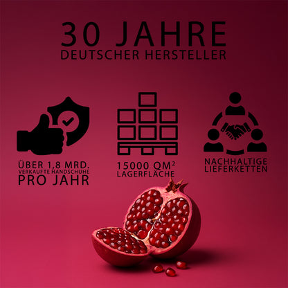 Magenta-Pink Premium Nitrilhandschuhe – Style Grenadine 🩷 | XS–XL | 100 Stück | Puderfrei &amp; Latexfrei