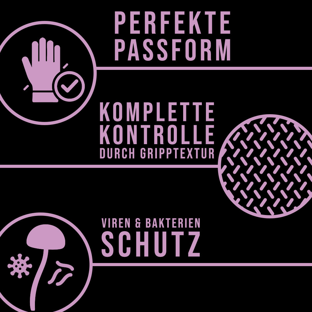 Lila Premium Nitrilhandschuhe – Style Berry 🫐 | XS–XL | 100 Stück | Puderfrei &amp; Latexfrei